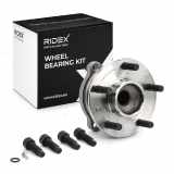 RIDEX 654W0620 Radlagersatz pro 1 Rad Hinten beidseitig für FORD 1702973 1703150