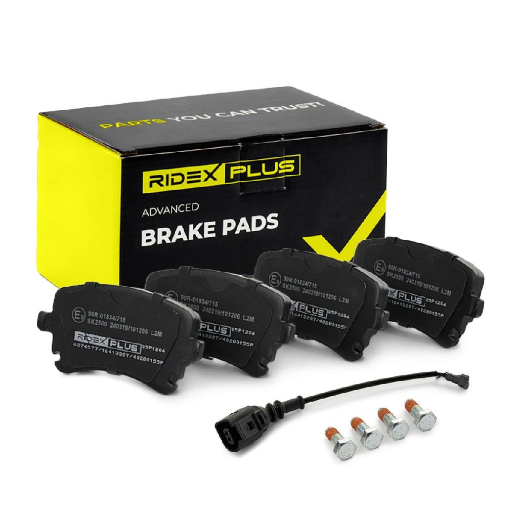 RIDEX PLUS Bremsbelagsatz Bremsbeläge Hinten für VW Transporter T5 Bus