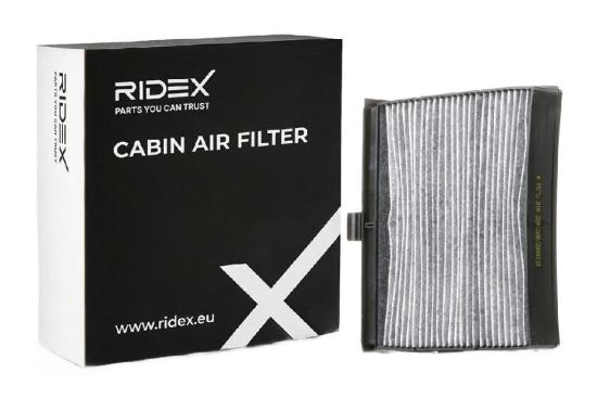 RIDEX 424I0171 Innenraumfilter Pollenfilter Aktivkohlefilter Höhe: 39 Breite: Bild RIDEX 424I0171 Innenraumfilter Pollenfilter Aktivkohlefilter Höhe: 39 Breite: