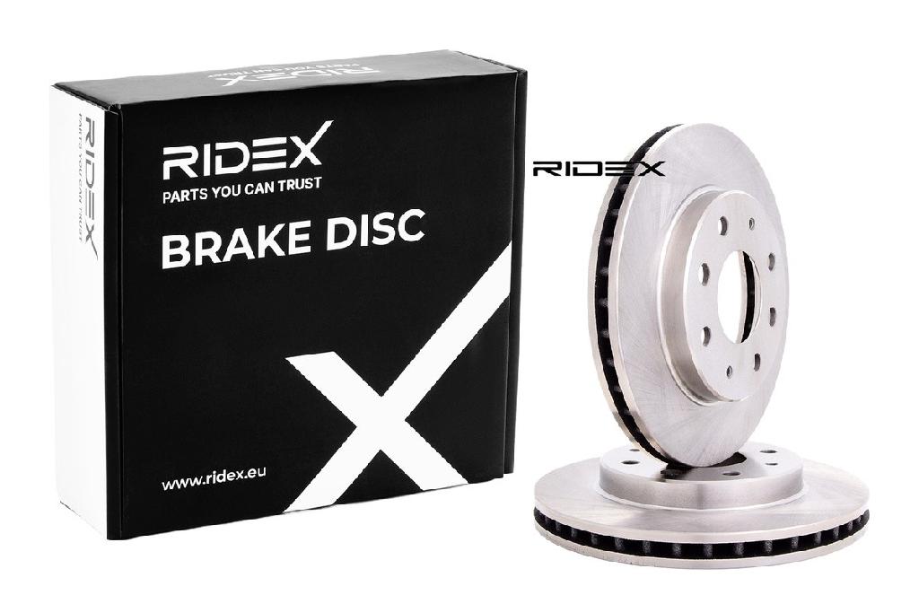 RIDEX 82B0546 2x Bremsscheiben Vorne Ø256mm Belüftet für VOLVO V40 Kombi