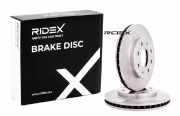 RIDEX 82B0546 2x Bremsscheiben Vorne Ø256mm Belüftet für VOLVO V40 Kombi