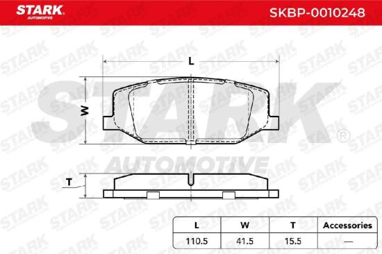 STARK Bremsbelagsatz Bremsbeläge Vorne für SUZUKI JIMNY (FJ) Samurai SUV (SJ) Bild STARK Bremsbelagsatz Bremsbeläge Vorne für SUZUKI JIMNY (FJ) Samurai SUV (SJ)