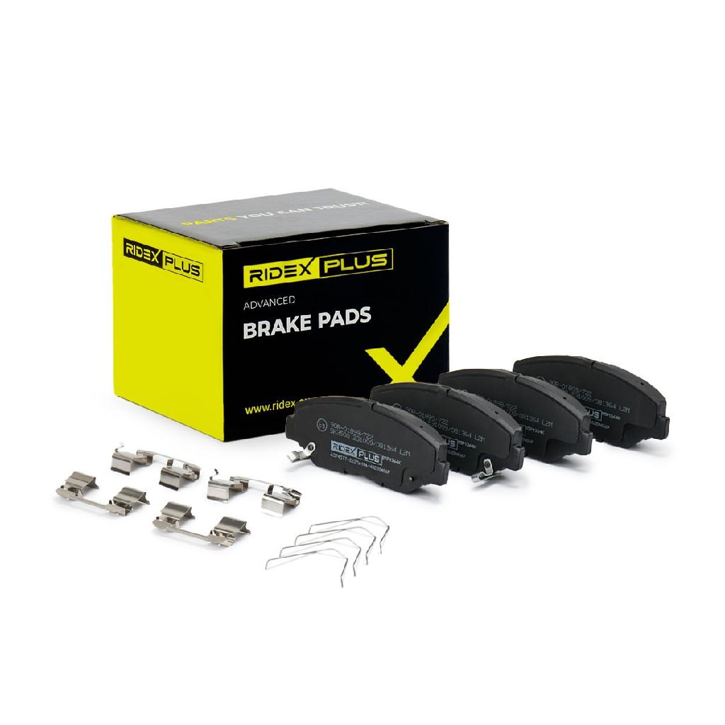 RIDEX PLUS Bremsbelagsatz Bremsbeläge Vorne für HONDA CR-V IV (RM) CR-V II (RD)