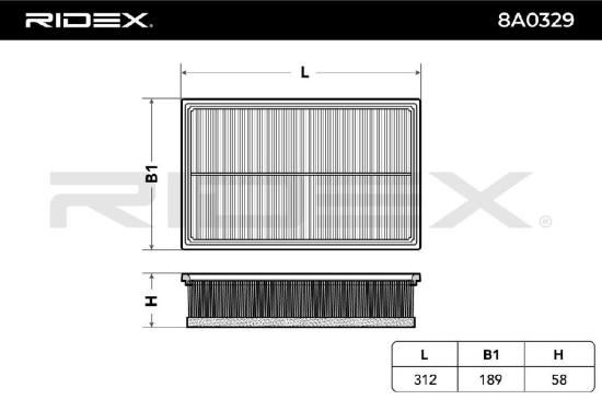 RIDEX 8A0329 Motor Luftfilter Filtereinsatz mit Vorfilter für VW Multivan V Bild RIDEX 8A0329 Motor Luftfilter Filtereinsatz mit Vorfilter für VW Multivan V