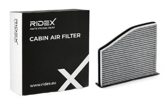 RIDEX 424I0002 Innenraumfilter Pollenfilter Aktivkohlefilter Höhe: 57 Breite: Bild RIDEX 424I0002 Innenraumfilter Pollenfilter Aktivkohlefilter Höhe: 57 Breite: