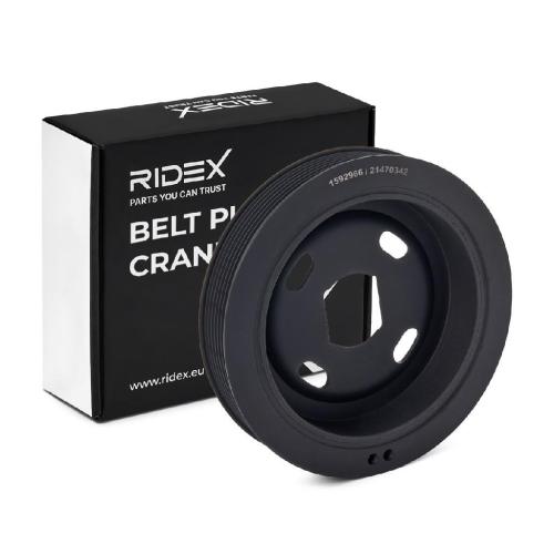 RIDEX 3213B0347 Riemenscheibe Kurbelwelle 162,5mm Kurbelwellenriemenscheibe Bild RIDEX 3213B0347 Riemenscheibe Kurbelwelle 162,5mm Kurbelwellenriemenscheibe