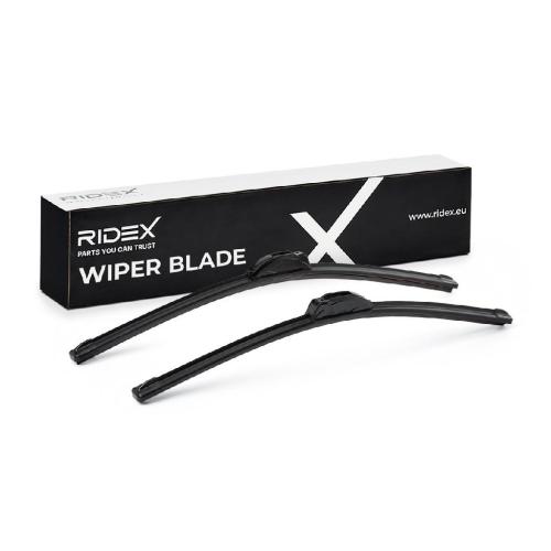 2x RIDEX Scheibenwischer Satz Wischerblätter Satz mit Spoiler Vorne Länge 1: Bild 2x RIDEX Scheibenwischer Satz Wischerblätter Satz mit Spoiler Vorne Länge 1: