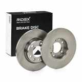 RIDEX 82B1300 2x Bremsscheiben Hinten Ø268mm voll passend für PEUGEOT