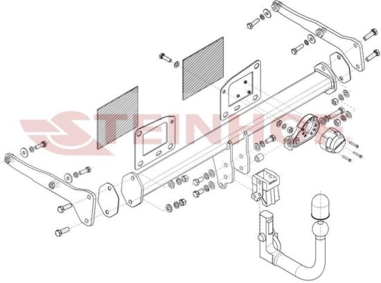 STEINHOF Anhängerkupplung für AUDI A4 B9 Avant (8W5, 8WD) Bild STEINHOF Anhängerkupplung für AUDI A4 B9 Avant (8W5, 8WD)