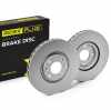 RIDEX PLUS 82B0616P 2x Bremsscheiben Vorne Bel&uuml;ftet innenbel&uuml;ftet