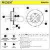 RIDEX 82B0710 2x Bremsscheiben Hinten Ø227mm voll für FIAT Panda Schrägheck Bild RIDEX 82B0710 2x Bremsscheiben Hinten Ø227mm voll für FIAT Panda Schrägheck