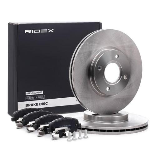 RIDEX Bremsenset Vorne Belüftet Ø278mm - Bremsscheiben und Beläge für FORD B-MAX Bild RIDEX Bremsenset Vorne Belüftet Ø278mm - Bremsscheiben und Beläge für FORD B-MAX