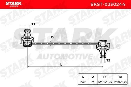STARK 1x Koppelstange Stabilisator Vorne links rechts für FORD für RENAULT Bild STARK 1x Koppelstange Stabilisator Vorne links rechts für FORD für RENAULT
