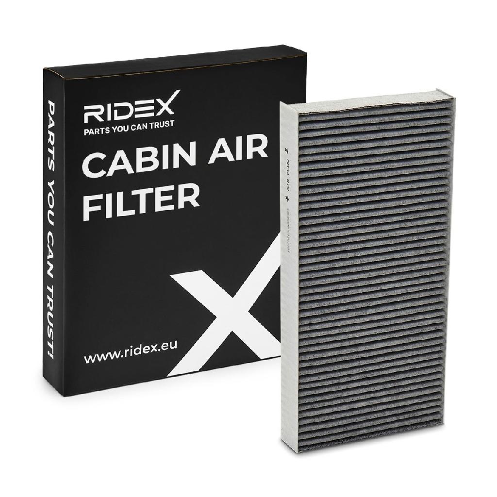RIDEX 424I0264 Innenraumfilter Pollenfilter Aktivkohlefilter Höhe: 35 Breite: