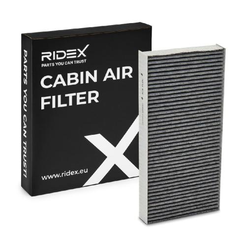 RIDEX 424I0264 Innenraumfilter Pollenfilter Aktivkohlefilter Höhe: 35 Breite: Bild RIDEX 424I0264 Innenraumfilter Pollenfilter Aktivkohlefilter Höhe: 35 Breite: