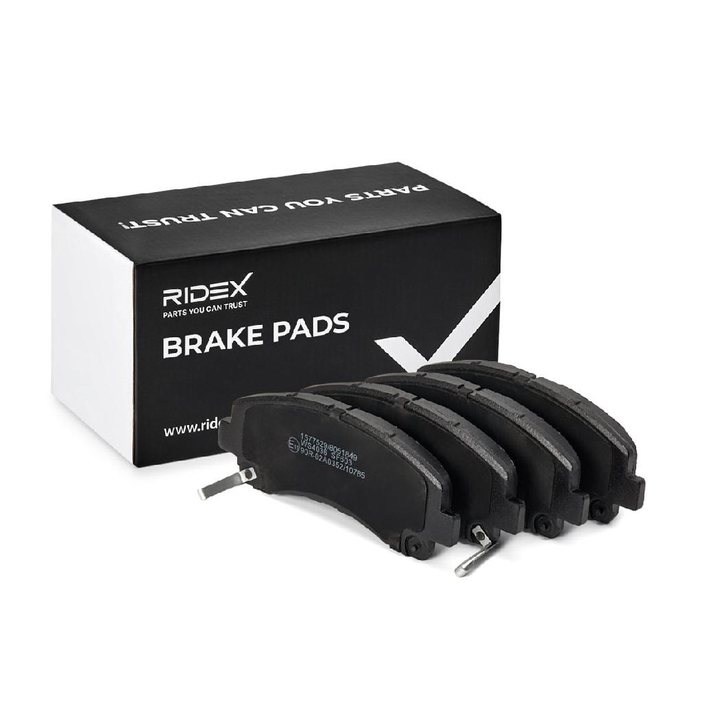 RIDEX Bremsbelagsatz Bremsbeläge Vorne für ISUZU D-MAX (TFR, TFS) D-Max I Pickup
