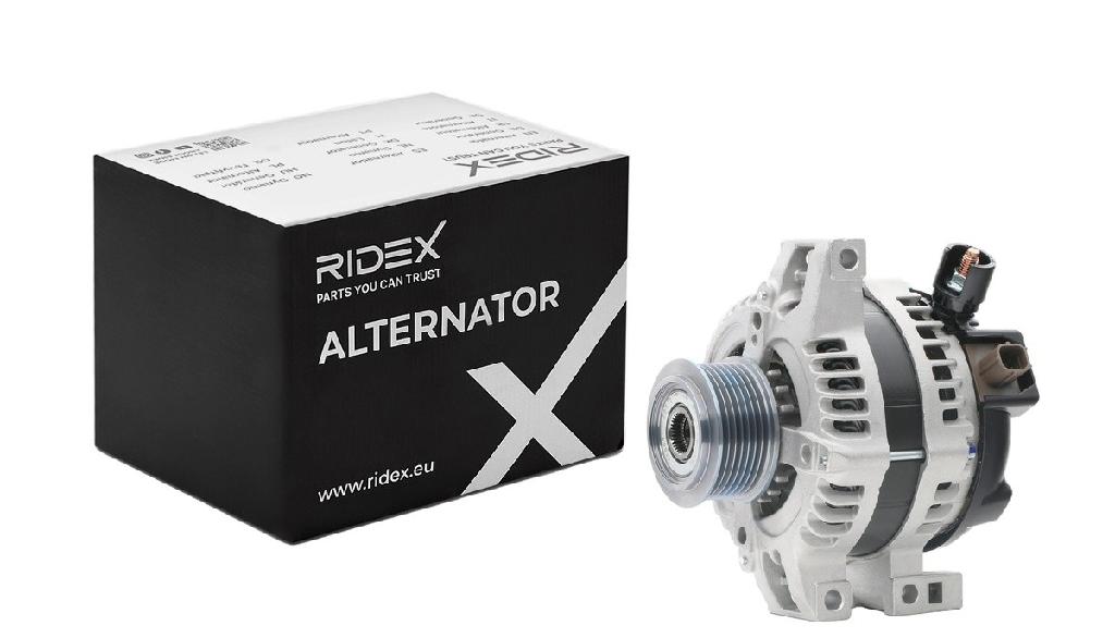 RIDEX 4G0553 Lichtmaschine 130A 12V Drehrichtung im Uhrzeigersinn mit für HONDA