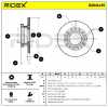 RIDEX 82B0435 2x Bremsscheiben Hinten Ø280mm voll für FORD 1371421 Bild RIDEX 82B0435 2x Bremsscheiben Hinten Ø280mm voll für FORD 1371421