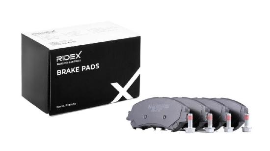 RIDEX Bremsbelagsatz Bremsbeläge Vorne für RENAULT Megane 1V Grandtour (K9A/M/N) Bild RIDEX Bremsbelagsatz Bremsbeläge Vorne für RENAULT Megane 1V Grandtour (K9A/M/N)