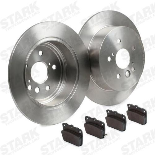 STARK Bremsenset Hinten Ø303mm - Bremsscheiben und Beläge für TOYOTA RAV 4 II Bild STARK Bremsenset Hinten Ø303mm - Bremsscheiben und Beläge für TOYOTA RAV 4 II