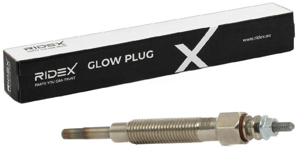 RIDEX Diesel Glühkerze 6V Schlüsselweite: 12 mmmm Gewindemaß:M10x1,25