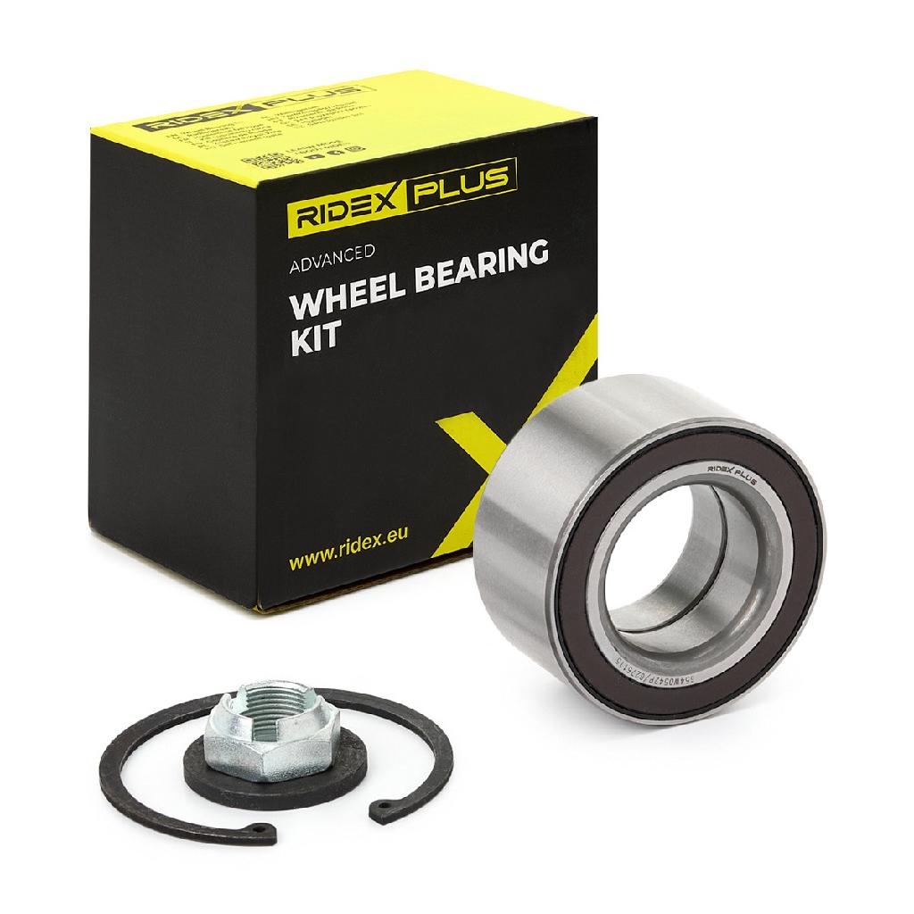 RIDEX PLUS 654W0542P Radlagersatz pro 1 Rad Vorne beidseitig für FORD 4245048020
