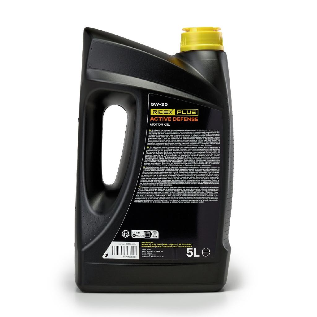RIDEX PLUS Active Defense 5W-30 Motoröl, Vollsynthetiköl Motorenöl ACEA A3/B4