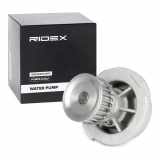 RIDEX 1260W0077 Kühlmittelpumpe Motorkühlung Wasserpumpe mechanisch 23-Zähn