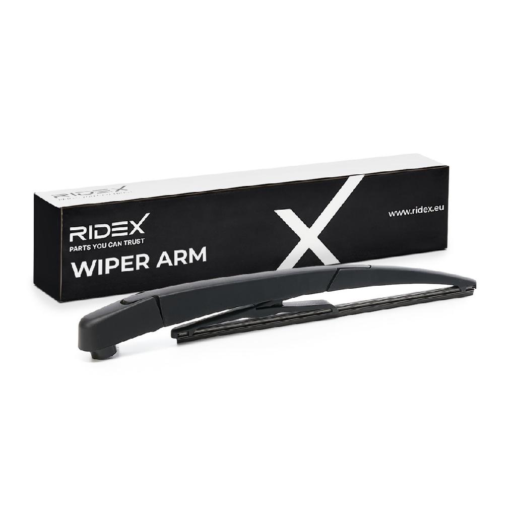 RIDEX Wischerarm Scheibenwischerarm 301W0165 hinten mit Wischblatt für CITROËN