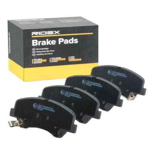 RIDEX Bremsbelagsatz Bremsbeläge Vorne für HYUNDAI i20 Schrägheck (GB, IB) Bild RIDEX Bremsbelagsatz Bremsbeläge Vorne für HYUNDAI i20 Schrägheck (GB, IB)