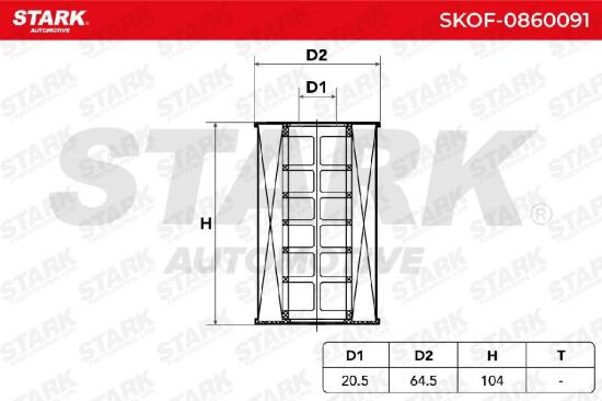 STARK Ölfilter Motorölfilter Filtereinsatz mit Dichtringen mit Dichtungen Bild STARK Ölfilter Motorölfilter Filtereinsatz mit Dichtringen mit Dichtungen