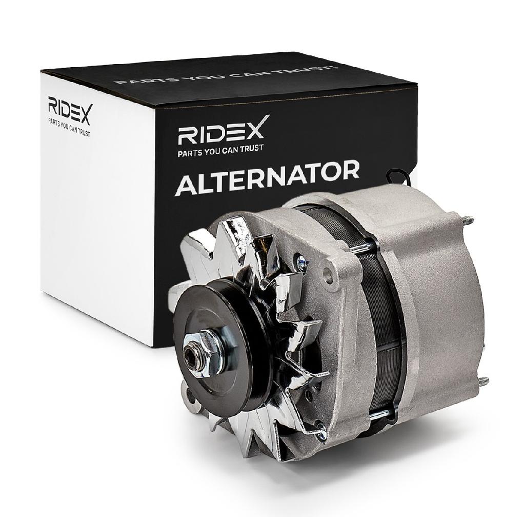 RIDEX 4G0669 Lichtmaschine 65A 12V Drehrichtung im Uhrzeigersinn für für OPEL
