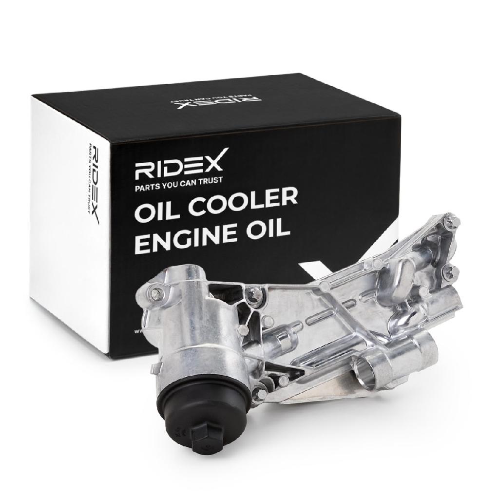 RIDEX 469O0078 Ölkühler Motoröl Kühler mit Ölfiltergehäuse mit Ölfilter für OPEL