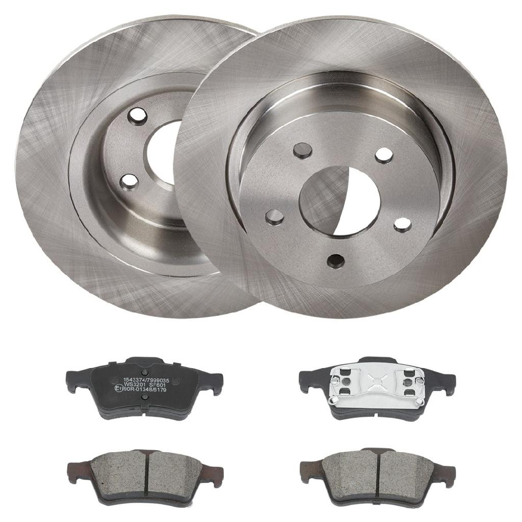 RIDEX Bremsenset Hinten Ø278mm - Bremsscheiben und Beläge für FORD