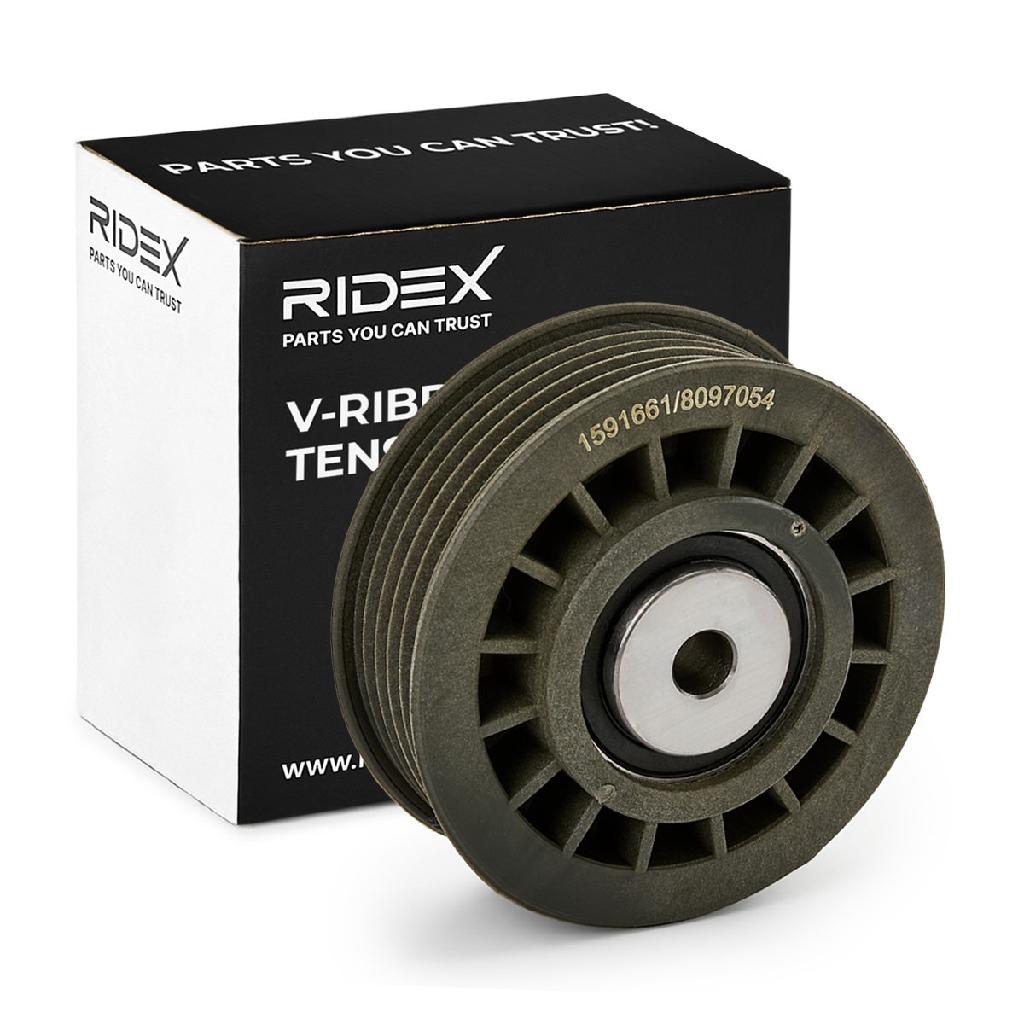 RIDEX 310T0008 Spannrolle Keilrippenriemen passend für MERCEDES-BENZ 190 (W201)