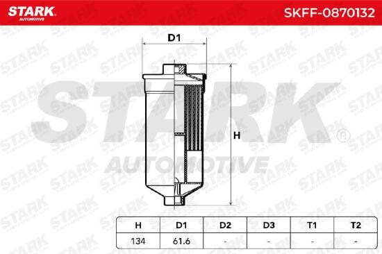 STARK SKFF-0870132 Kraftstofffilter Line Filter für VW Golf 1I (19E, 1G1) Bild STARK SKFF-0870132 Kraftstofffilter Line Filter für VW Golf 1I (19E, 1G1)