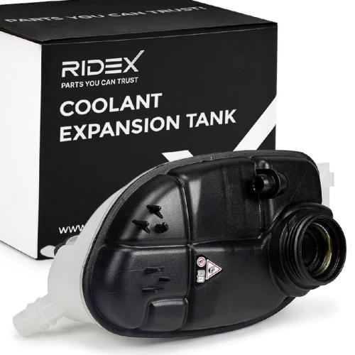 RIDEX 397E0125 Ausgleichsbehälter Kühlmittel ohne Verschlussdeckel 2465000049 Bild RIDEX 397E0125 Ausgleichsbehälter Kühlmittel ohne Verschlussdeckel 2465000049