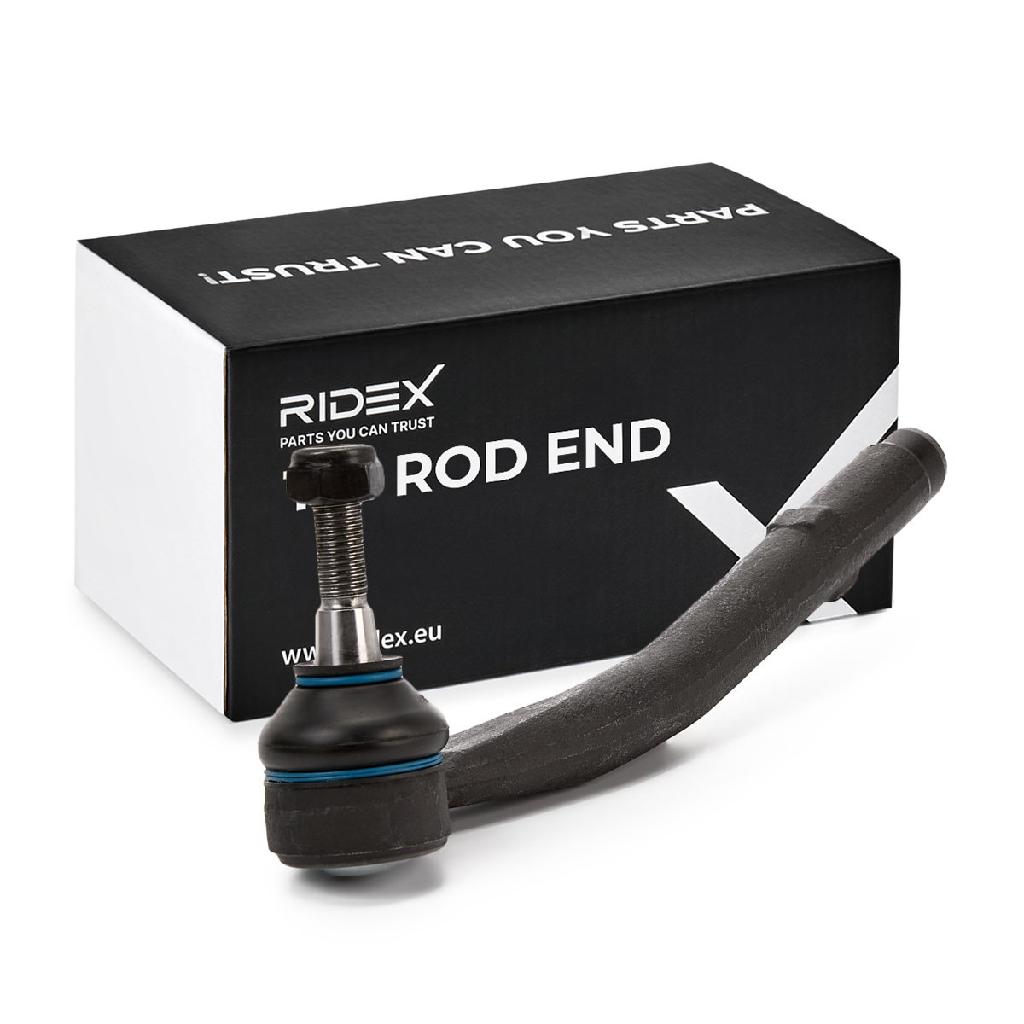 RIDEX Spurstangenkopf Vorderachse rechts Traggelenk M16x1 M12x1,5 914T0102 mit