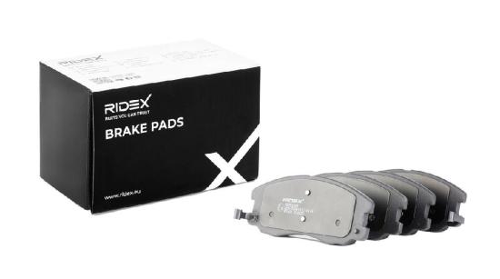RIDEX Bremsbelagsatz Bremsbeläge Vorne für CHEVROLET CAPTIVA (C100, C140) Bild RIDEX Bremsbelagsatz Bremsbeläge Vorne für CHEVROLET CAPTIVA (C100, C140)