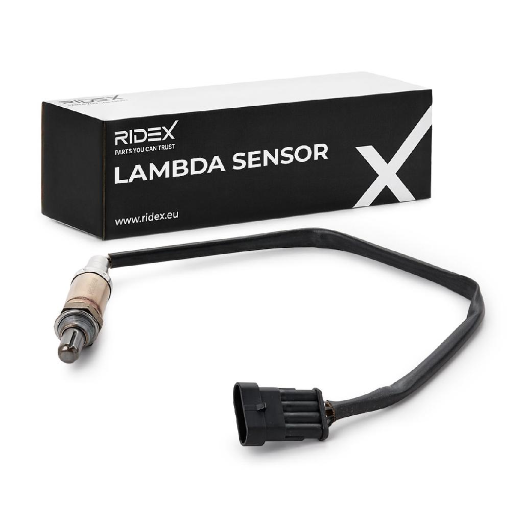 RIDEX 3922L0062 Lambdasonde Oxygen O2 Sensor Beheizt für FIAT PANDA (169)