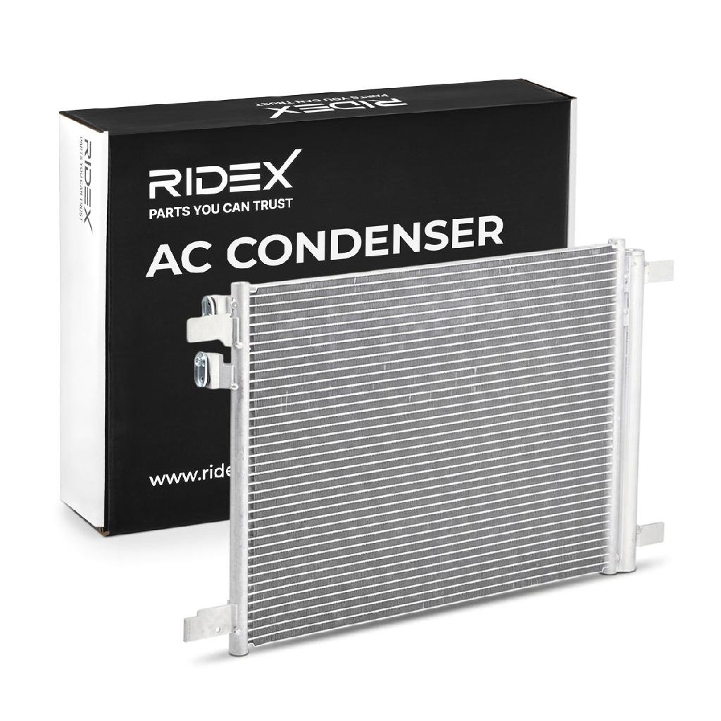 RIDEX 448C0458 Klimakondensator Klimaanlage Auto mit Trockner für VW CO7842