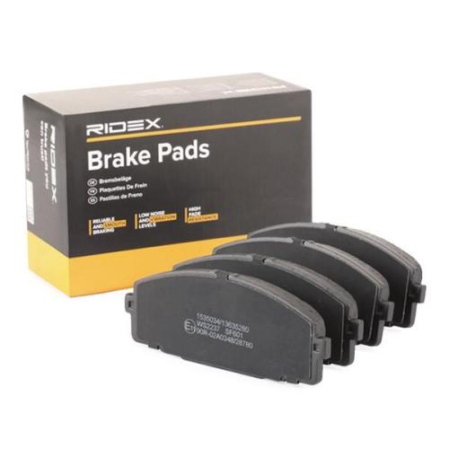 RIDEX Bremsbelagsatz Bremsbeläge Vorne für TOYOTA HIACE IV Kasten Hiace IV Bus Bild RIDEX Bremsbelagsatz Bremsbeläge Vorne für TOYOTA HIACE IV Kasten Hiace IV Bus