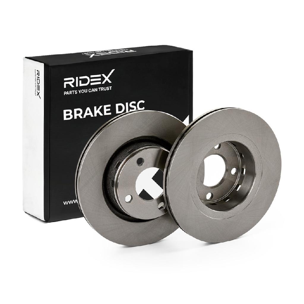 RIDEX 82B0303 2x Bremsscheiben Vorne Ø280mm Belüftet für AUDI 80 Limousine