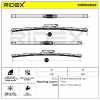 2x RIDEX Scheibenwischer Satz Wischerblätter Satz mit Spoiler Vorne Länge 1: Bild 2x RIDEX Scheibenwischer Satz Wischerblätter Satz mit Spoiler Vorne Länge 1: