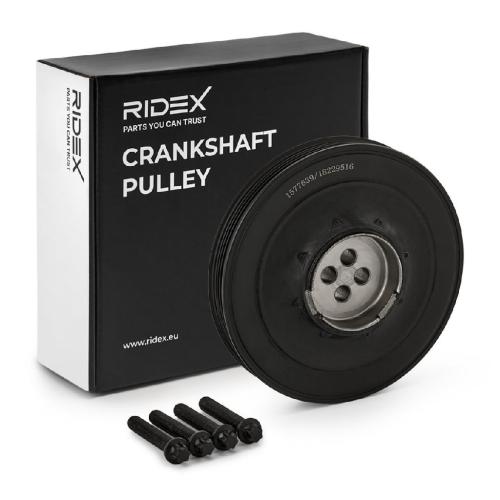 RIDEX 3213B0279 Riemenscheibe Kurbelwelle 172mm Kurbelwellenriemenscheibe Bild RIDEX 3213B0279 Riemenscheibe Kurbelwelle 172mm Kurbelwellenriemenscheibe
