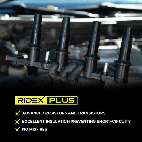 RIDEX PLUS 689C0419P Zündspule für FORD FOCUS III Turnier LR033979 JDE39937 Bild RIDEX PLUS 689C0419P Zündspule für FORD FOCUS III Turnier LR033979 JDE39937