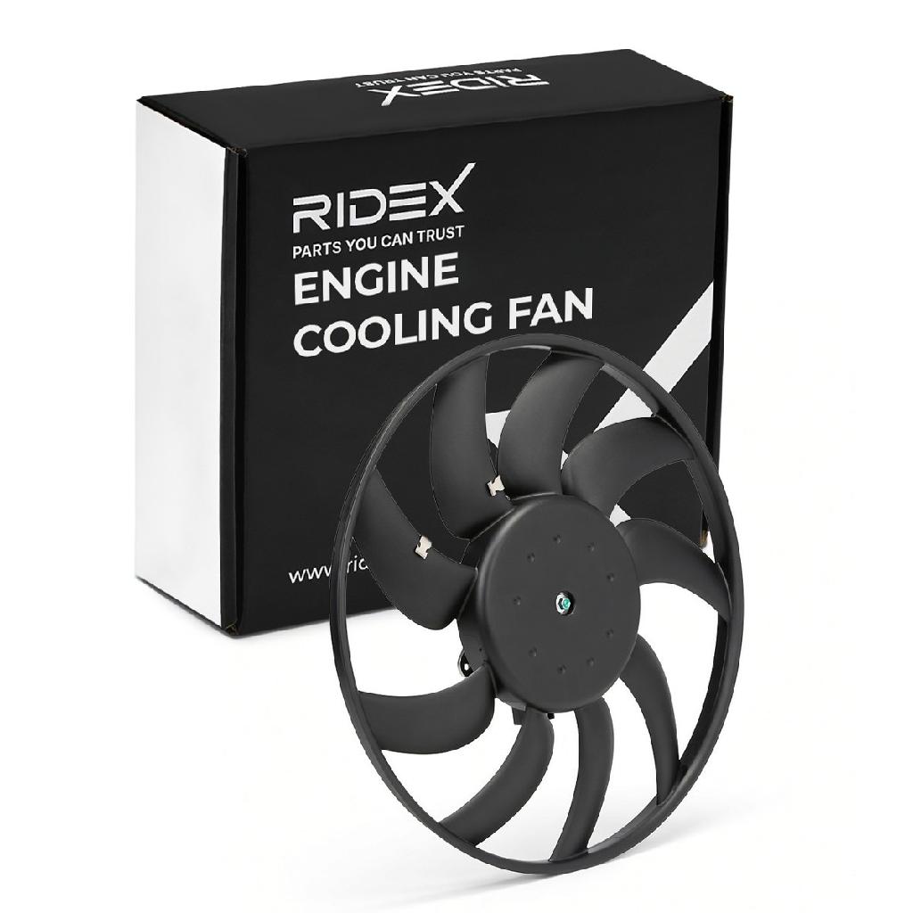 RIDEX 508R0074 Kühlerlüfter Lüfter Motorkühlung ohne Kühlerlüfterrahmen (Zarge)