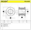 RIDEX 1334A0518 Stabilisatorlager Gummilager Lagerung Vorne Bild RIDEX 1334A0518 Stabilisatorlager Gummilager Lagerung Vorne
