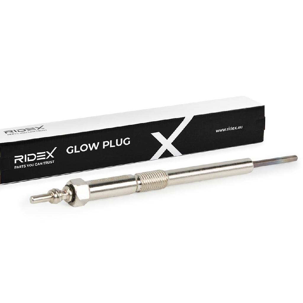 RIDEX Diesel Glühkerze 11V Schlüsselweite: 12mm Gewindemaß:M10 x 1.25 für HONDA