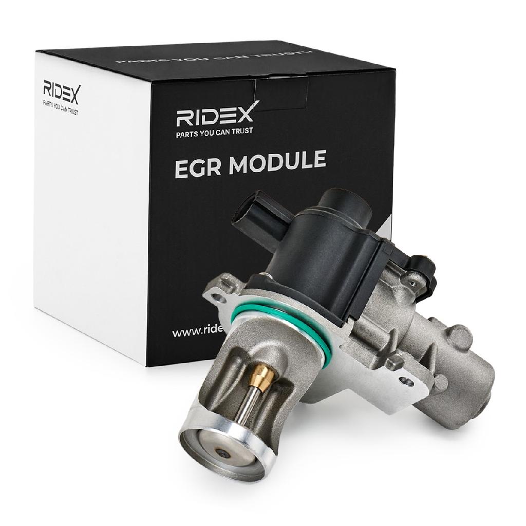 RIDEX 1145E0093 AGR-Ventil Abgasrückführungsventil mit Dichtung für AUDI